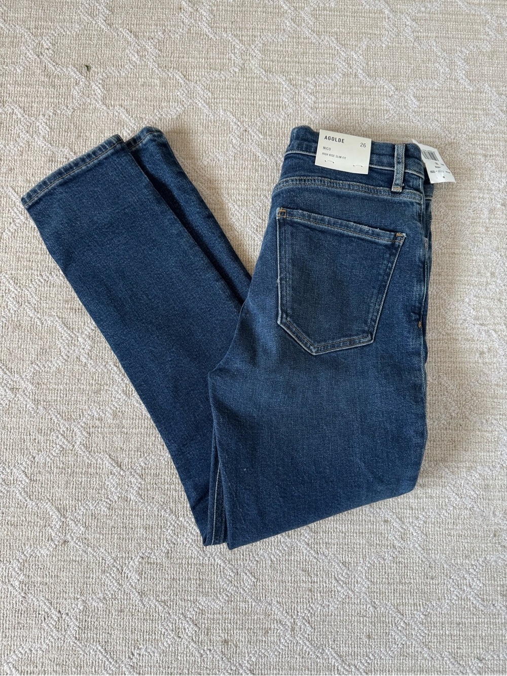 AGOLDE NICO HIGH RISE SLIM FIT Jeans, size 26 NWT